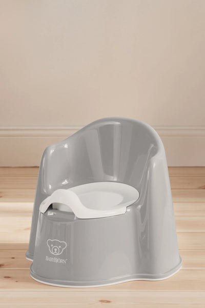 BabyBjorn Potty Chair Grey White - Swanky Boutique