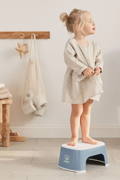 BabyBjorn Step Stool Deep Blue White - Swanky Boutique