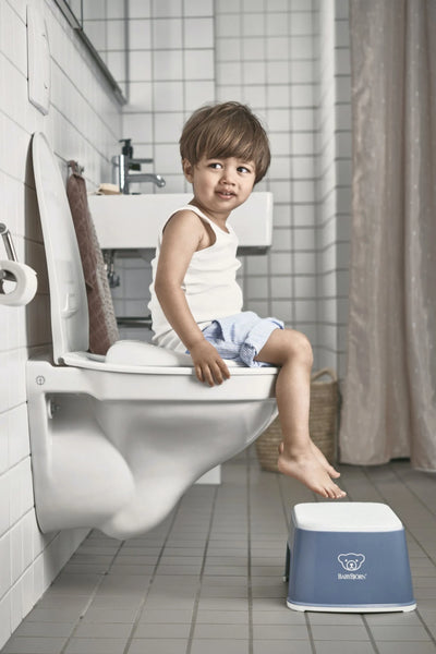 BabyBjorn Step Stool Deep Blue White - Swanky Boutique