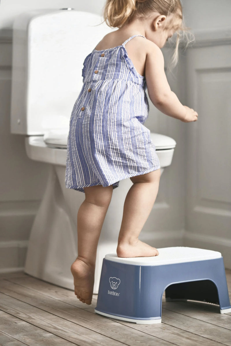 BabyBjorn Step Stool Deep Blue White - Swanky Boutique