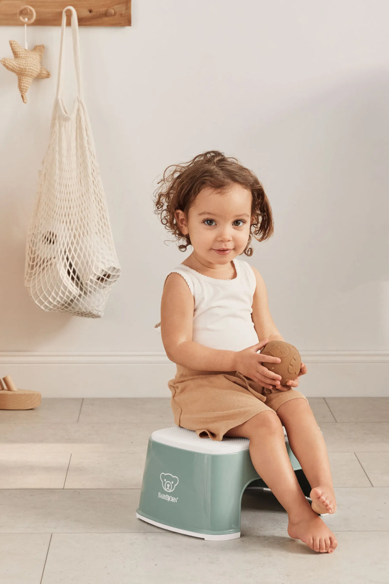 BabyBjorn Step Stool Powder Pink White - Swanky Boutique
