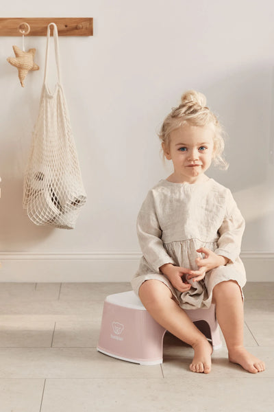 BabyBjorn Step Stool Powder Pink White - Swanky Boutique