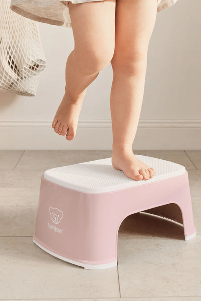 BabyBjorn Step Stool Powder Pink White - Swanky Boutique
