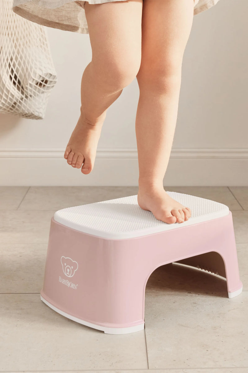 BabyBjorn Step Stool Powder Pink White - Swanky Boutique