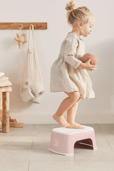 BabyBjorn Step Stool Powder Pink White - Swanky Boutique