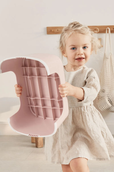 BabyBjorn Step Stool Powder Pink White - Swanky Boutique