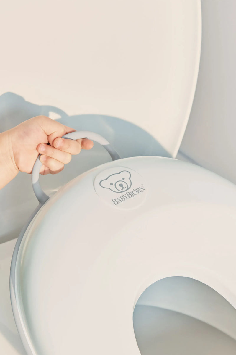 BabyBjorn Toilet Training Seat  White Grey - Swanky Boutique