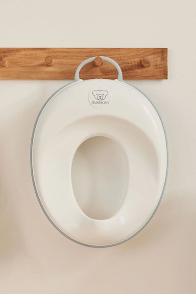 BabyBjorn Toilet Training Seat  White Grey - Swanky Boutique