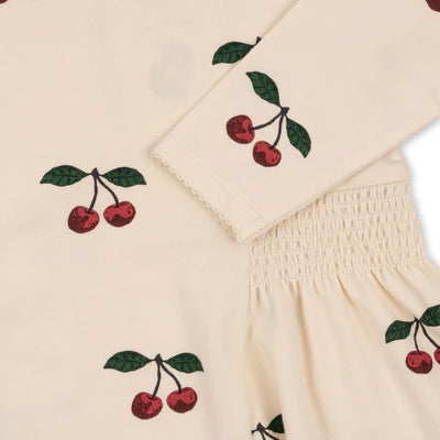 Konges Sloejd - Dress Organic Cotton Ma Grande Cerise - Swanky Boutique