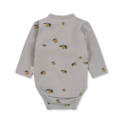 Konges Sloejd - Newborn Body Suit Organic Cotton Lemon - Swanky Boutique