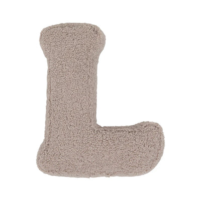 Betty's Home Boucle Letter Cushion L Mocha - Swanky Boutique