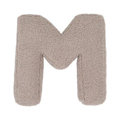Betty's Home Boucle Letter Cushion M Mocha - Swanky Boutique