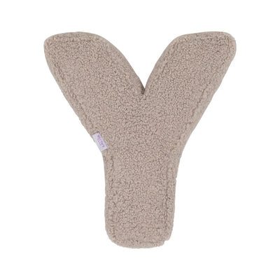 Betty's Home Boucle Letter Cushion K Mocha - Swanky Boutique