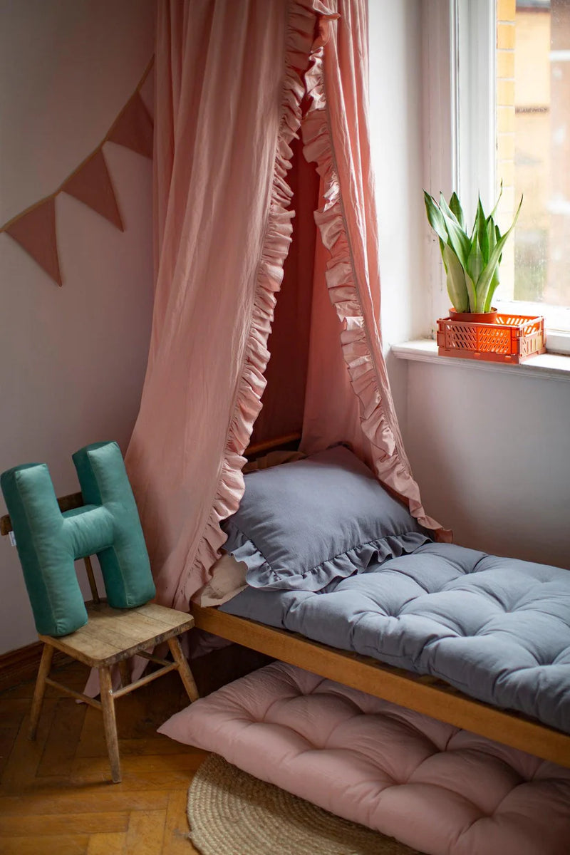 Velvet Letter Cushion Mint - G