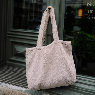 Bettys Home Boucle Shopper Bag Mocha - Swanky Boutique Malta 