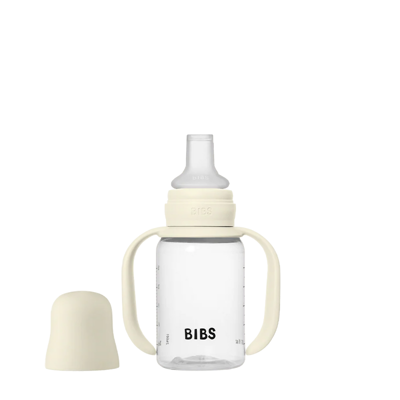 Bibs - Baby Sippy Bottle Spout 150ml Silicone - Ivory - Swanky Boutique Malta 