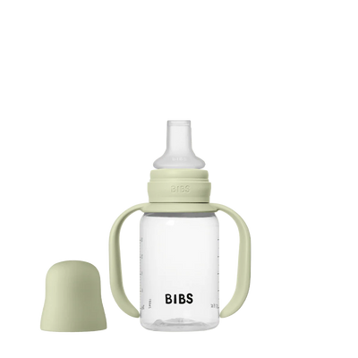 Bibs - Baby Sippy Bottle Spout 150ml Silicone - Sage - Swanky Boutqiue Malta