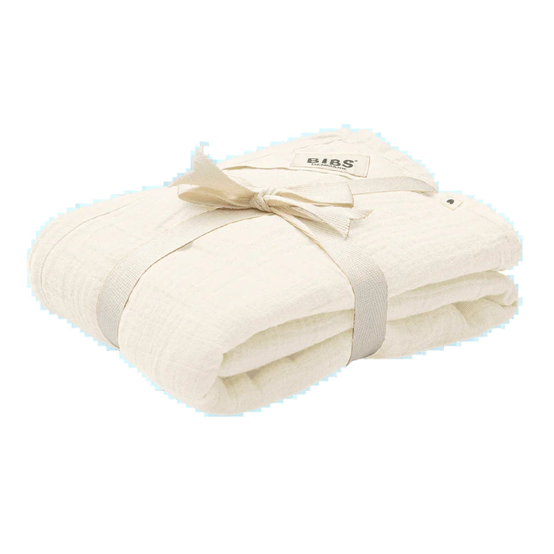 Bibs - Muslin Swaddle - Ivory (120X120) - Swanky Boutique Malta