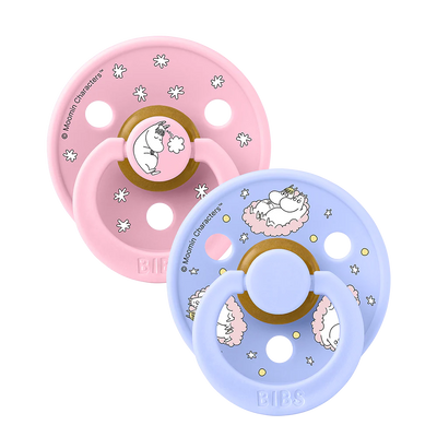 Bibs - Pacifiers, Moomin 2-Pack -Dreaming - Baby Pink mix - Swanky Boutique Malta 