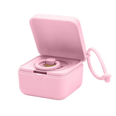 Bibs Pacifier Box - Baby Pink Swanky Boutique Malta