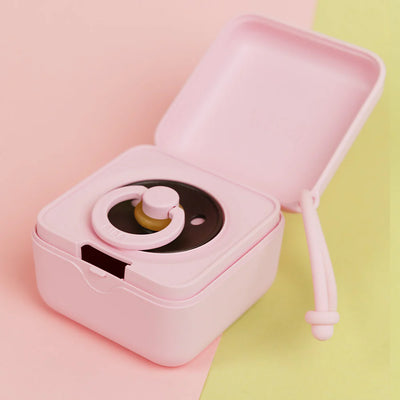Bibs Pacifier Box - Baby Pink Swanky Boutique Malta