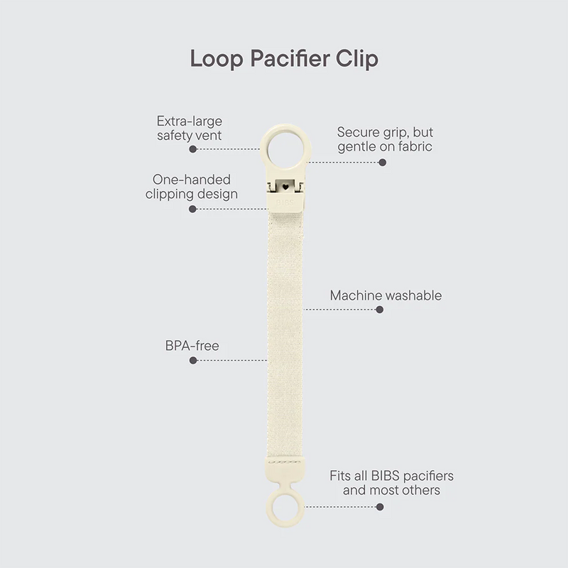 Bibs Pacifier Clip, Loop - Petrol Swanky Boutique Malta 