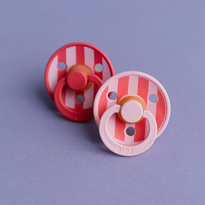 Bibs Pacifiers, STUDIO Colour 2-Pack - Baby Pink Coral Mix- Swanky Boutique Malta 