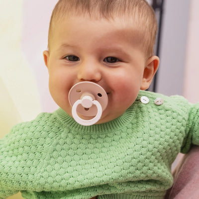 Bibs Pacifiers, STUDIO Colour Fusion 2-Pack - Blush Woodchuck Mix - Swanky Boutique Malta