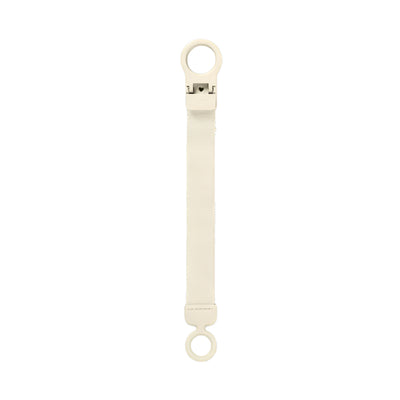 Bibs Pacifier Clip Loop Ivory - Swanky Boutique Malta