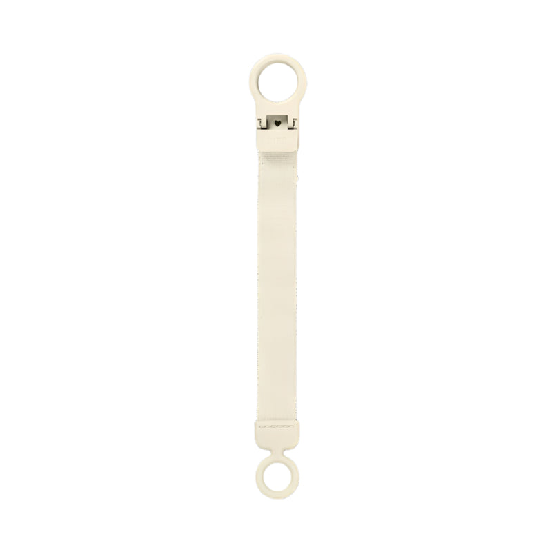 Bibs Pacifier Clip Loop Ivory - Swanky Boutique Malta