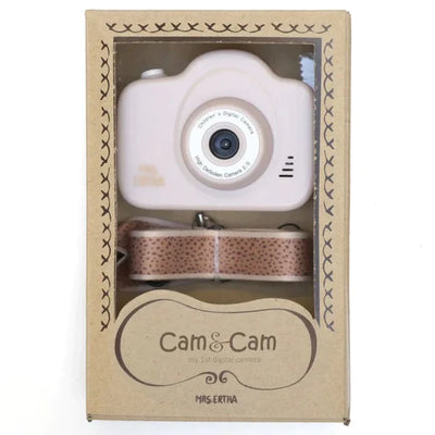 Cam Cam, My 1st Digital Camera (Incl 4 GB Memory Card) - Blush with Little Garden Strap