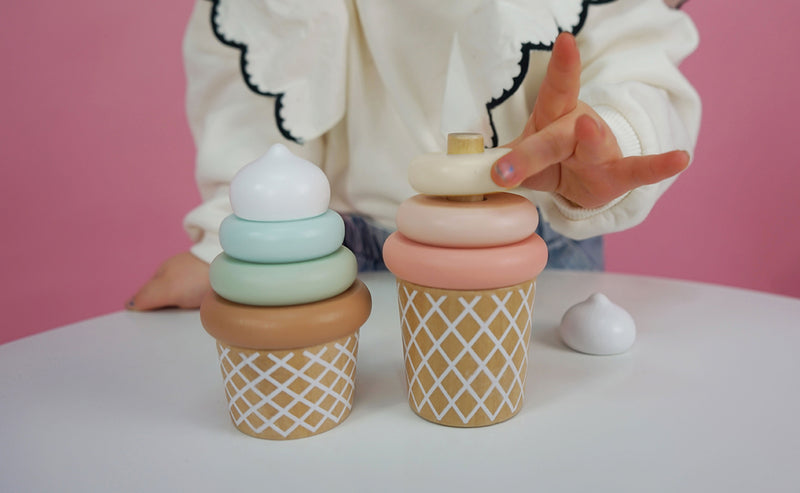 Jabadabado Stacking Toy Ice Creams - Swanky Boutique 