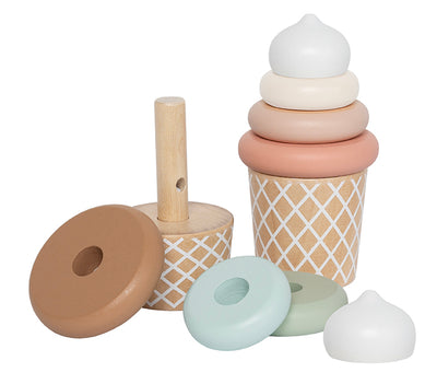 Jabadabado Stacking Toy Ice Creams - Swanky Boutique 