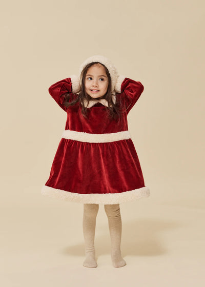 Konges Sloejd - Christmas Dress Jolly Red - Swanky Boutique