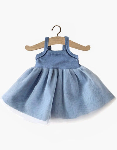 Doll's Clothing for Minikane 34cm Dolls - Tutu Blue