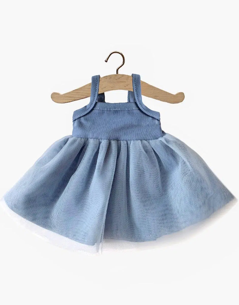 Doll Tutu Dress for Minikane 34cm Dolls  - Blue