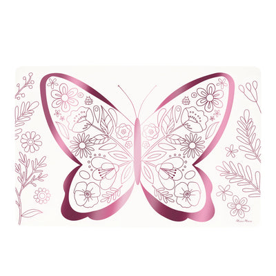 Meri Meri Colouring Placemats - Butterflies & Flowers - Swanky Boutique Malta 