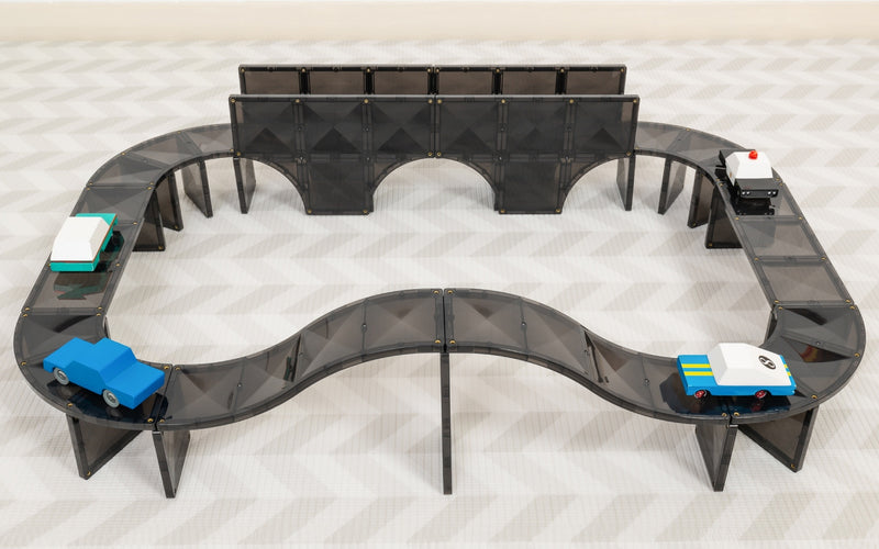 Connetix Creative Roads Pack 48 Pieces - Swanky Boutique