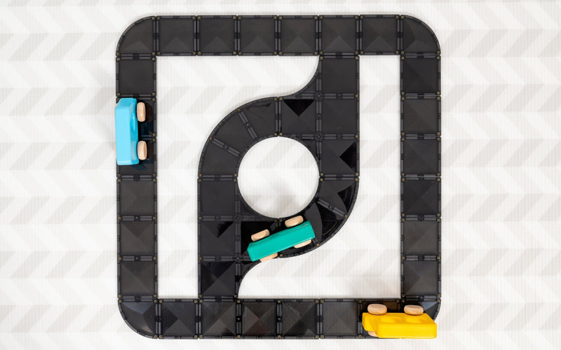 Connetix Creative Roads Pack 48 Pieces - Swanky Boutique