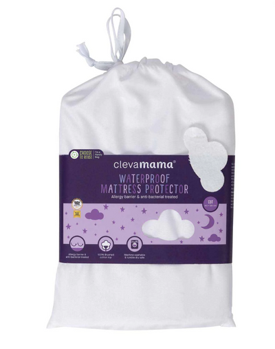 Clevamama - Waterproof Mattress Protector Cot 60x120cm - Swanky Boutique