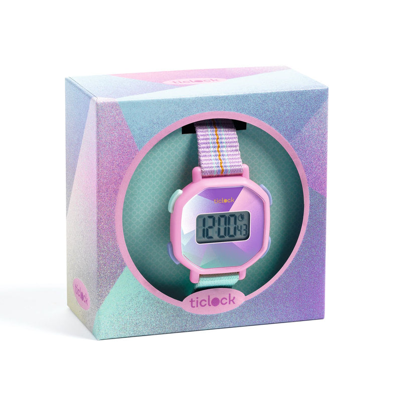 Djeco Digital Watch - Purple Prisma - Swanky Boutique Malta