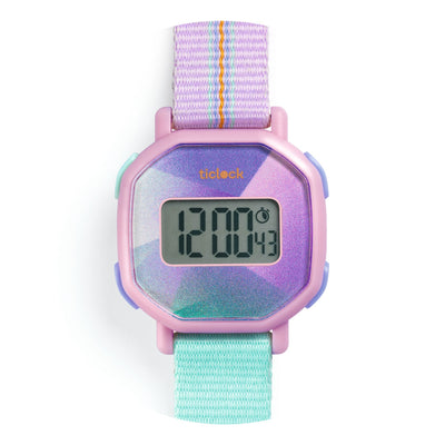 Djeco Digital Watch - Purple Prisma - Swanky Boutique Malta