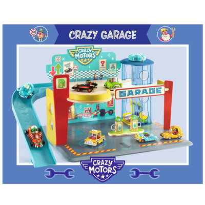 djeco - Crazy Motors Crazy Garage -swanky boutique malta