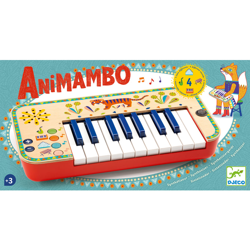 Djeco - Electronic Piano Keyboard Animambo - Swanky Boutique