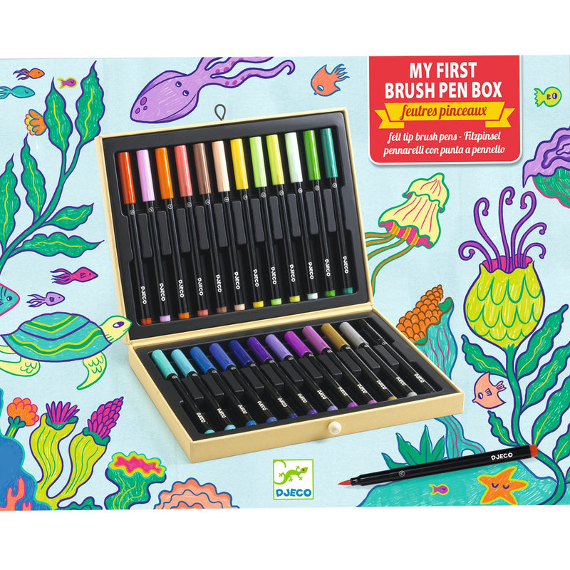 Djeco - Colouring Case  24 Shades/Markers (5+ Years) - Swanky Boutique