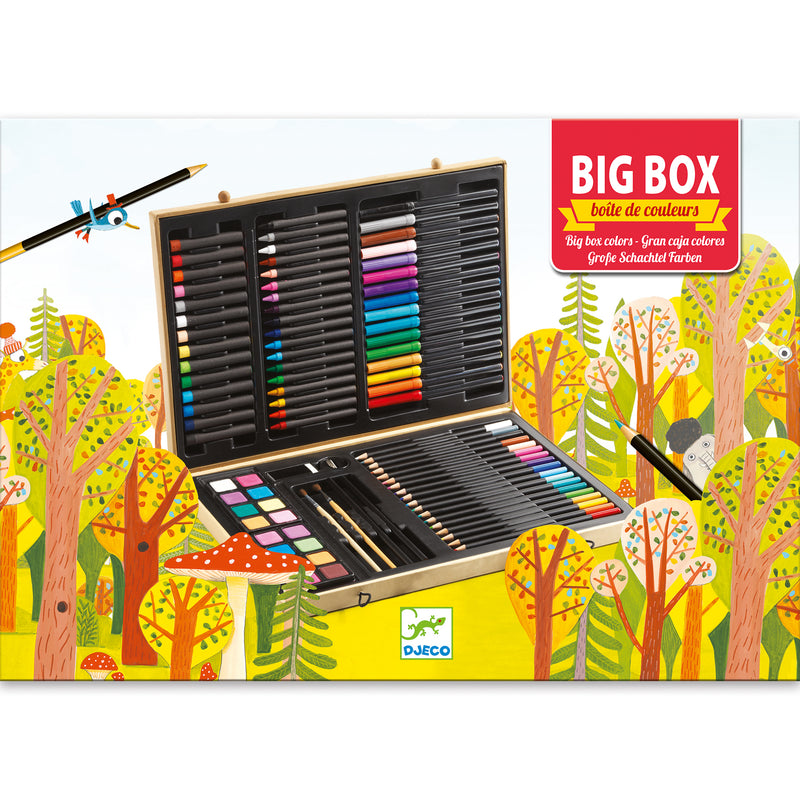 Djeco - Big Box of Colours, Young Artists - 88 Pieces - Swanky Boutique