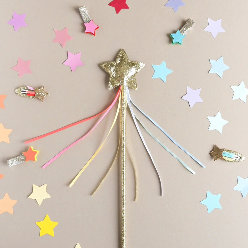 Rockahula - Glitter Star Wand Gold - Swanky Boutique