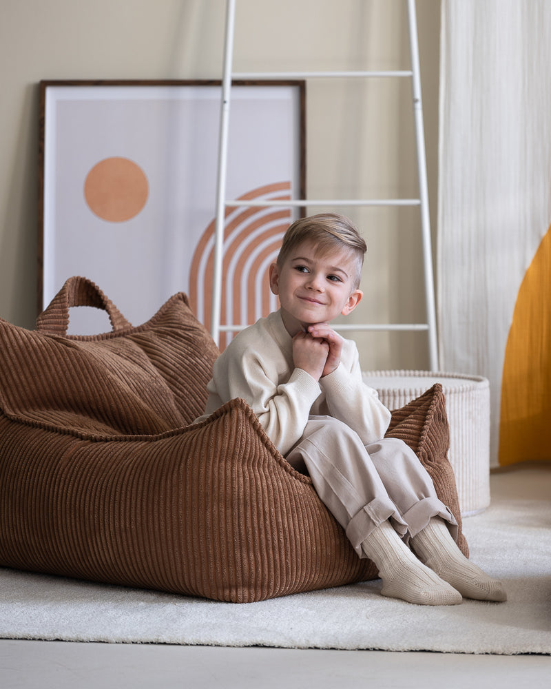 Wigiwama - Beanbag Chair Corduroy Toffee - Swanky Boutique