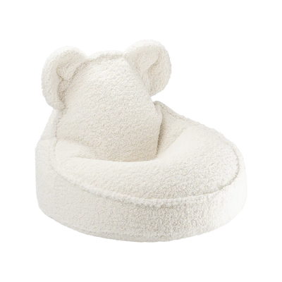 wigiwama - Beanbag Bear Ears, Teddy - Cream White - swanky boutique malta