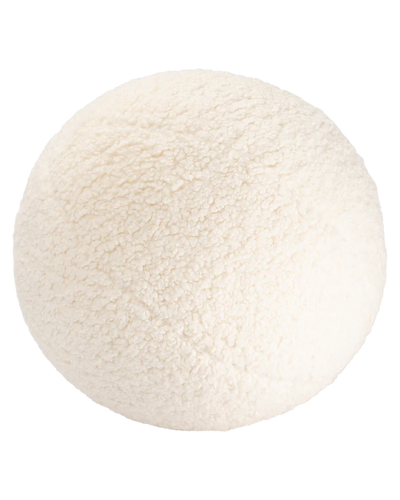Wigiwama - Cream White Ball Cushion - Swanky Boutique